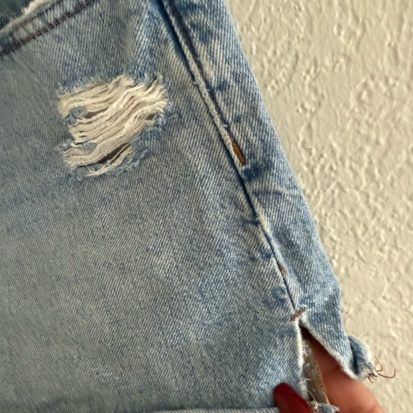 Madewell Women's Light Blue Jean Shorts - Picture 4 of 6